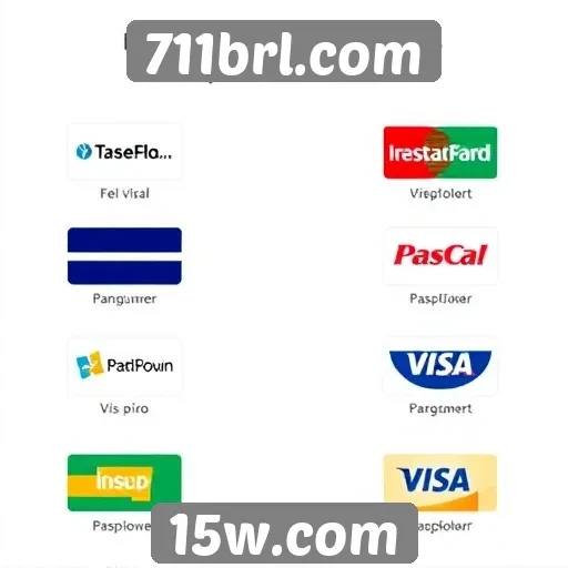 Métodos de pagamento aceitos no 711brl.com