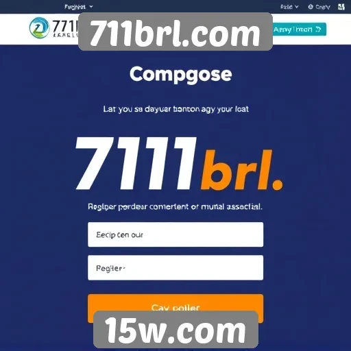Como se registrar no 711brl.com de forma segura